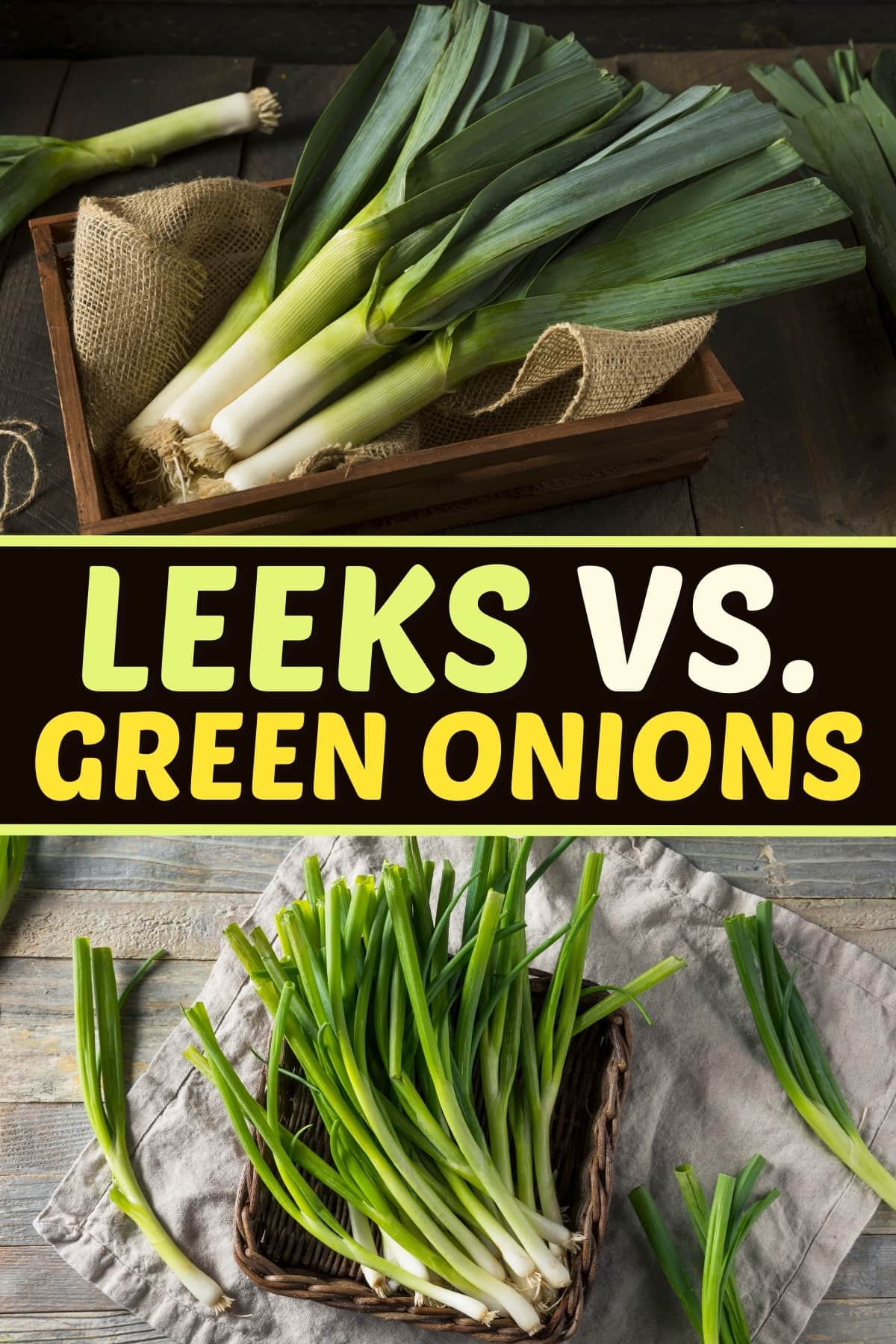 Leeks vs. Green Onions