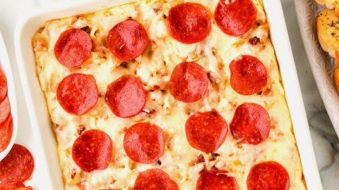 Pepperoni Pizza Casserole