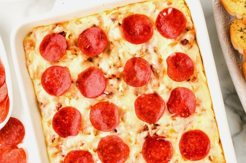 Pepperoni Pizza Casserole