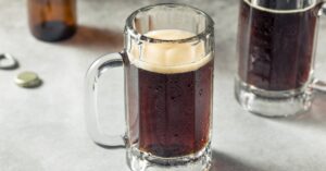 Root Beer Soda in a Glass