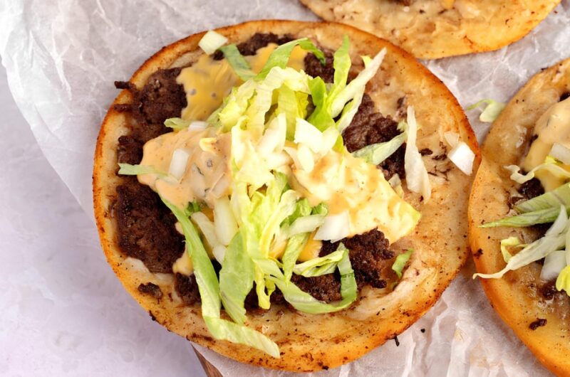 Smash Burger Taco (Viral Recipe)