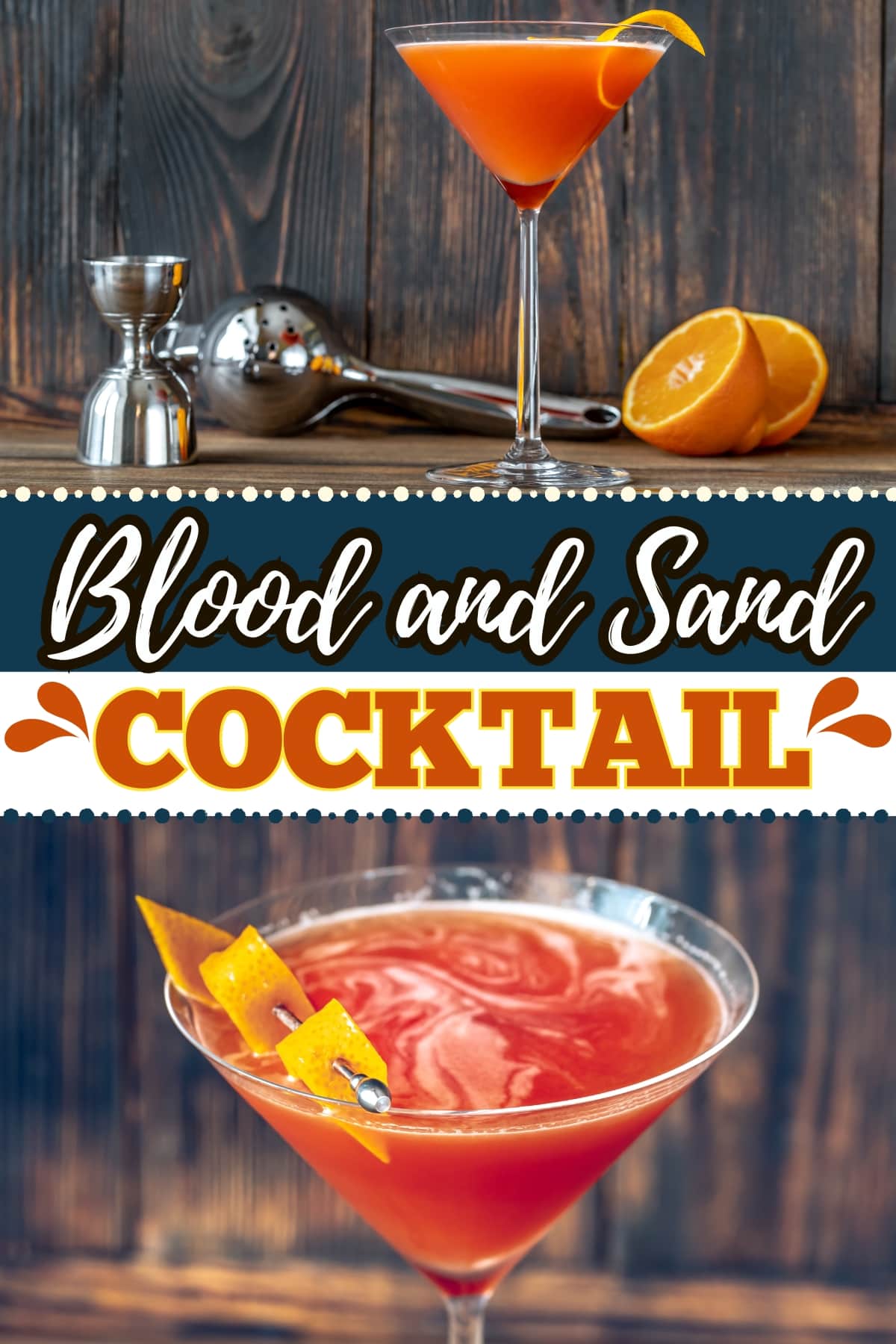 Blood and Sand Cocktail