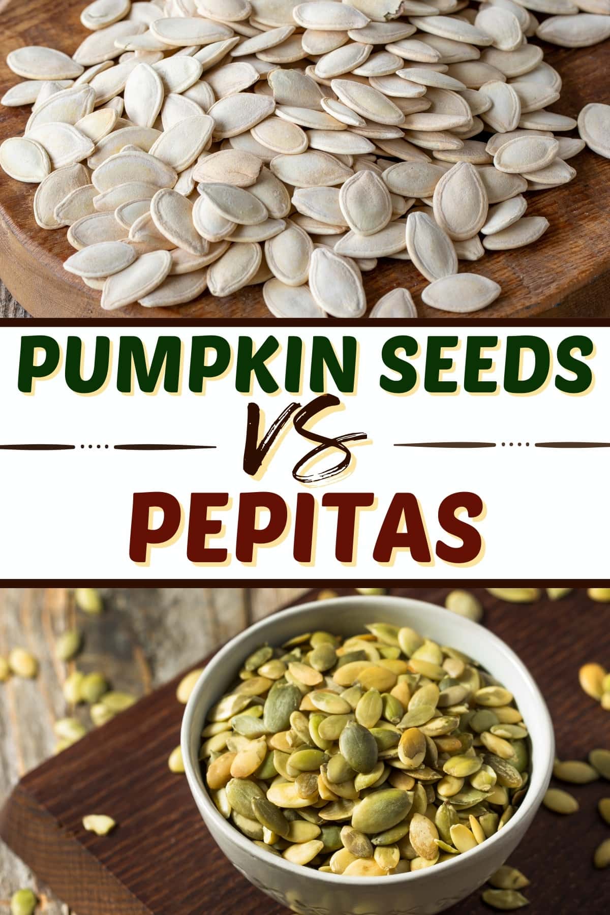 Pumpkin seeds vs pepitas