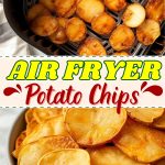 Air fryer potato chips