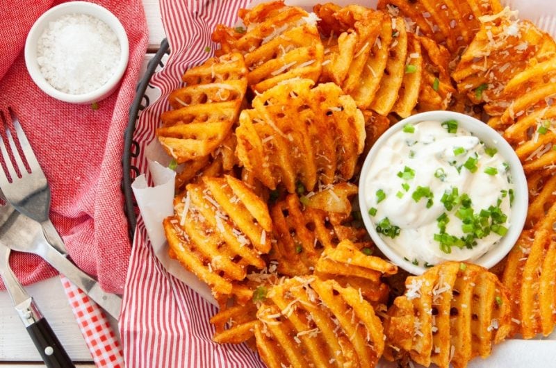 Air Fryer Frozen Waffle Fries (+ How Long to Cook Them)