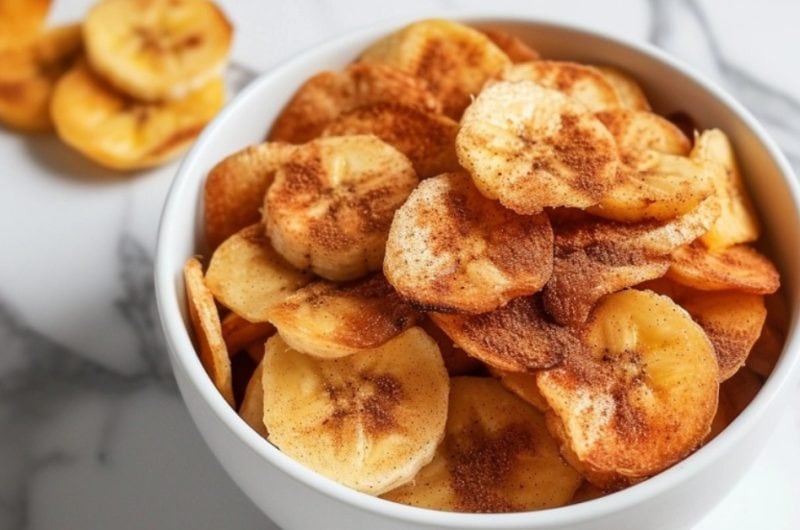 Air Fryer Banana Chips (Easy & Healthy Recipe)