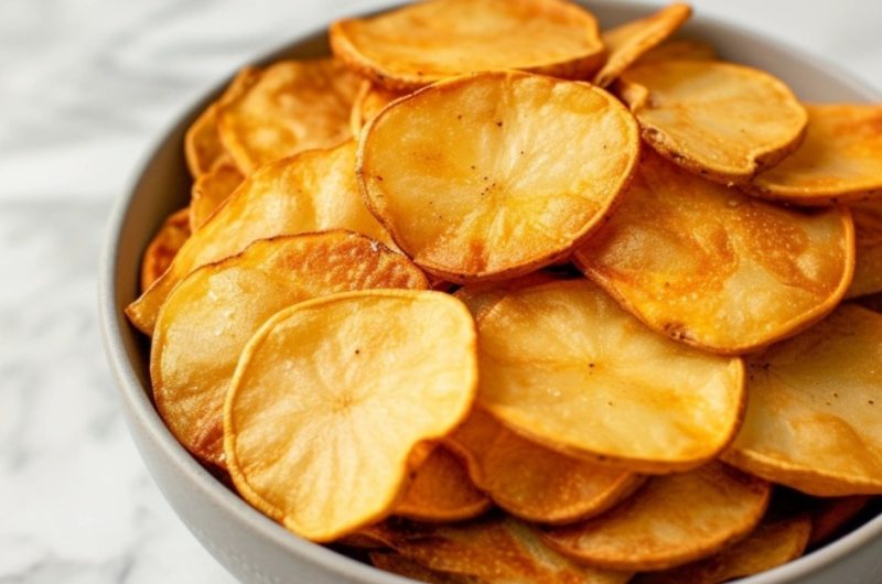 Best Air Fryer Potato Chips (Crispy Recipe)