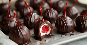 Chocolate covered cherries, a sweet and delightful treat