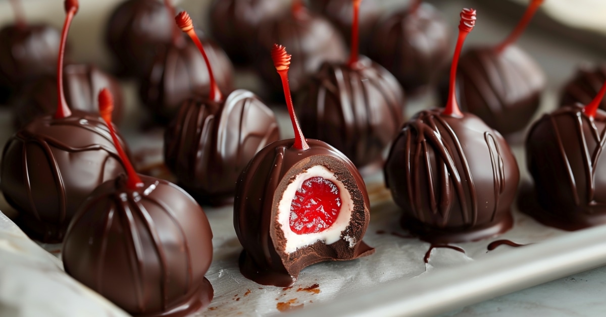 Chocolate covered cherries, a sweet and delightful treat