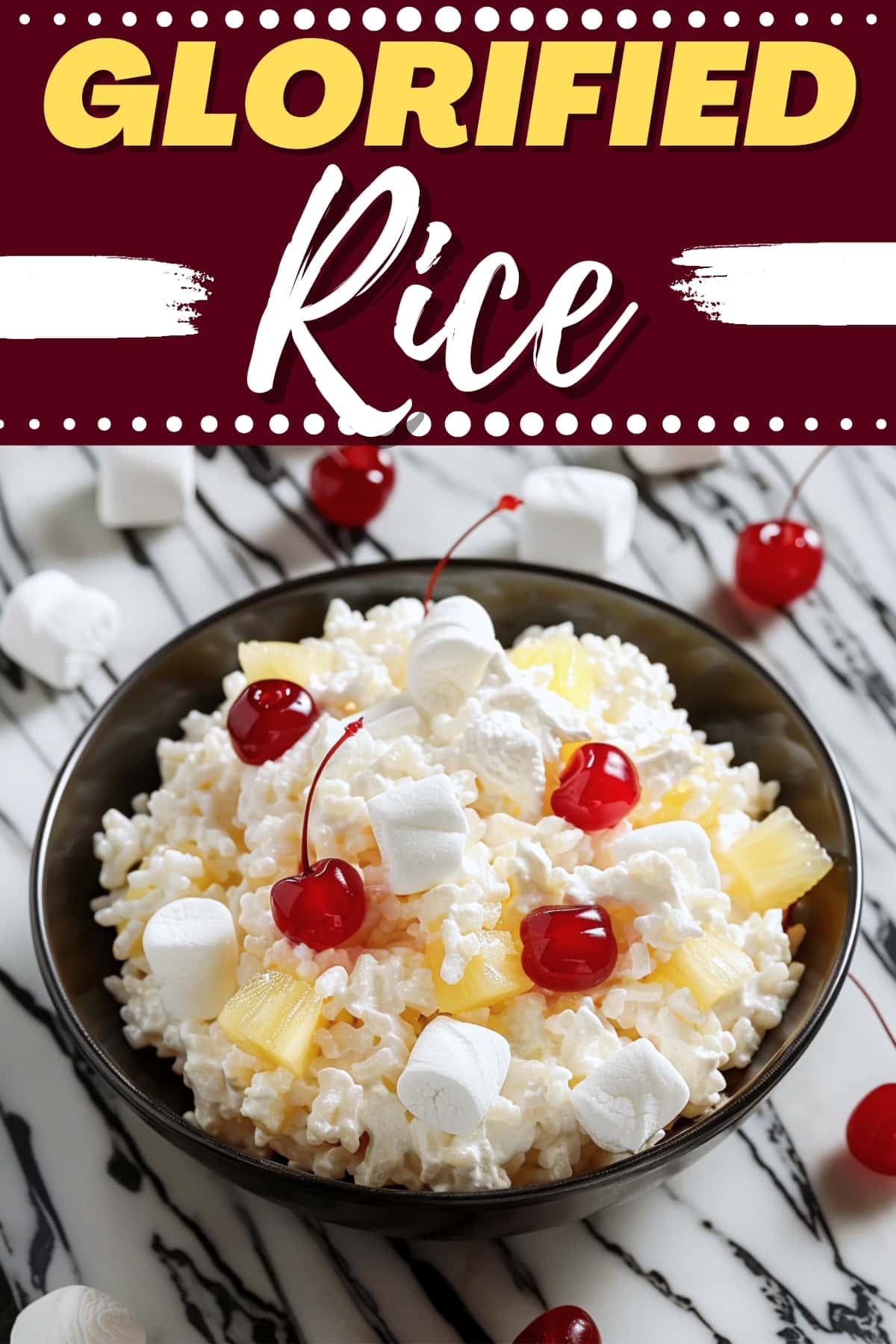 Glorified Rice Recipe (Old-Fashioned Dessert Salad)