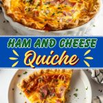 Ham and cheese quiche