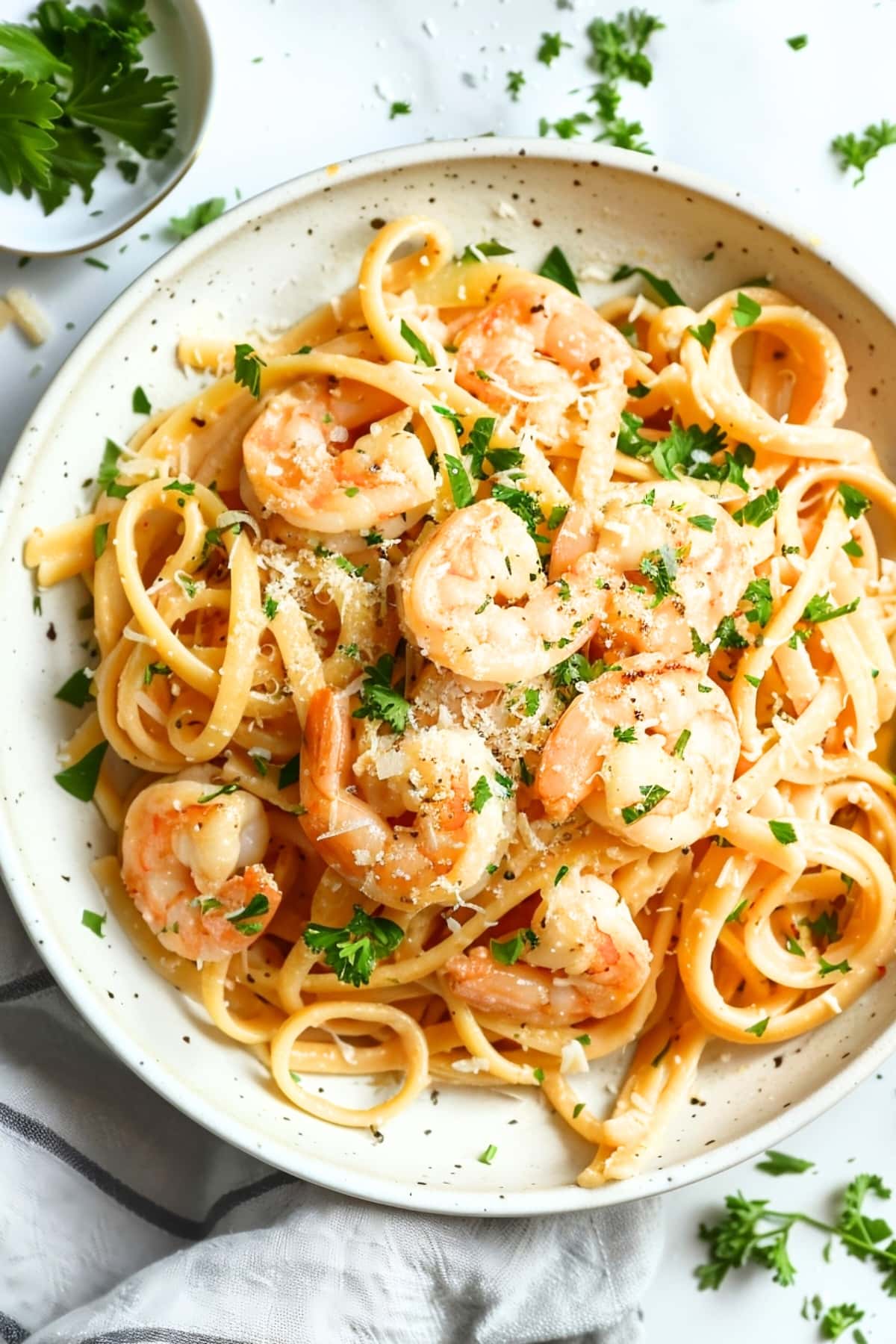 Easy Shrimp Linguine Recipe (With Garlic Butter) - Insanely Good