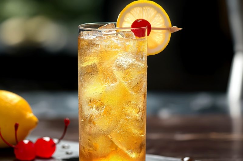 John Collins Cocktail Recipe (With Bourbon)