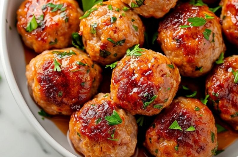 Best Air Fryer Turkey Meatballs (Quick and Easy)