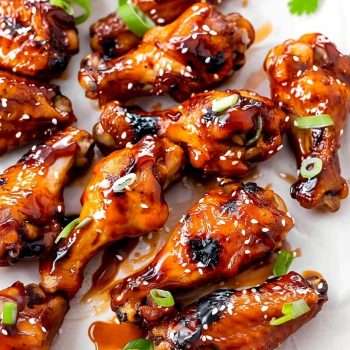 Baked Korean Chicken Wings with Gochujang Sauce