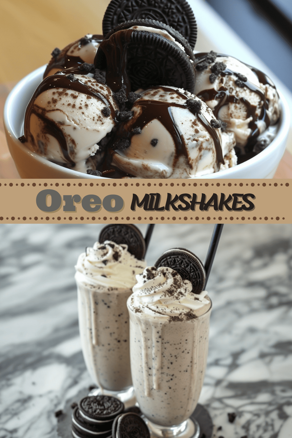 Oreo Milkshake Recipe (3 Ingredients) - Insanely Good