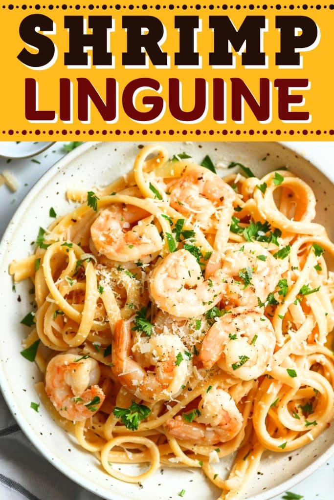 Easy Shrimp Linguine Recipe (With Garlic Butter) - Insanely Good