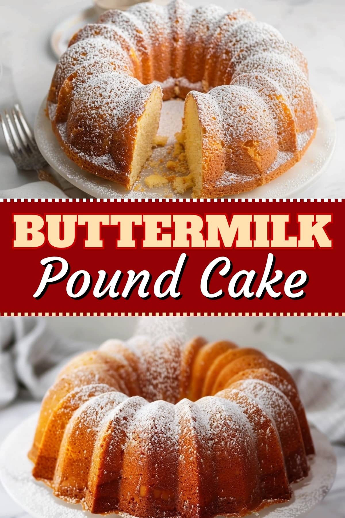 Buttermilk pound cake.