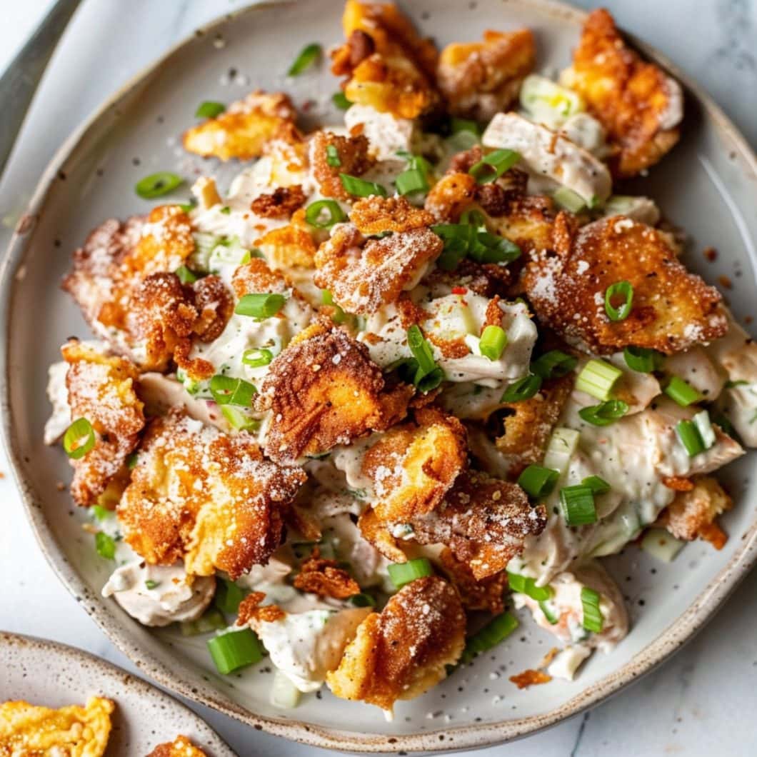 Crispy Smashed Potato Salad - Insanely Good