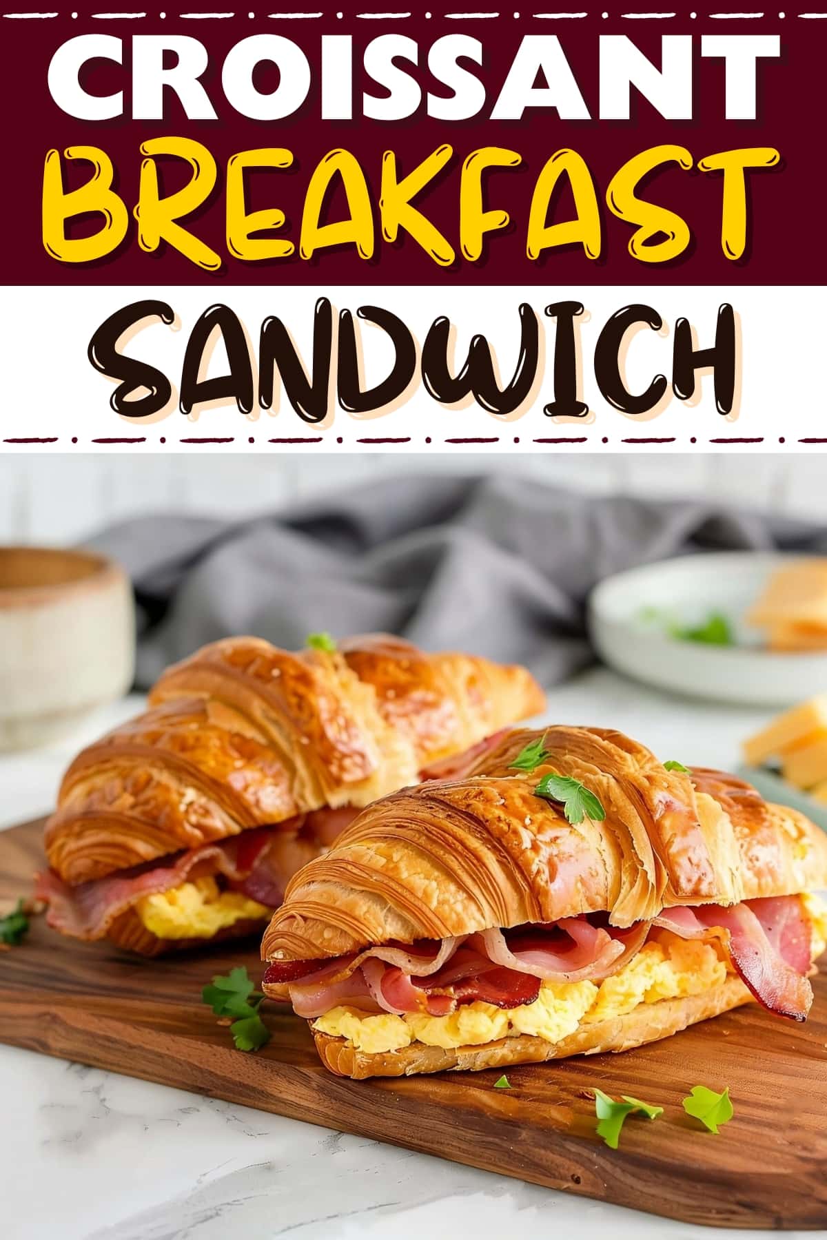Croissant Breakfast Sandwich (Easy Recipe)