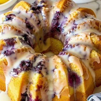 Lemon Blueberry Pound Cake (Old-Fashioned Recipe)