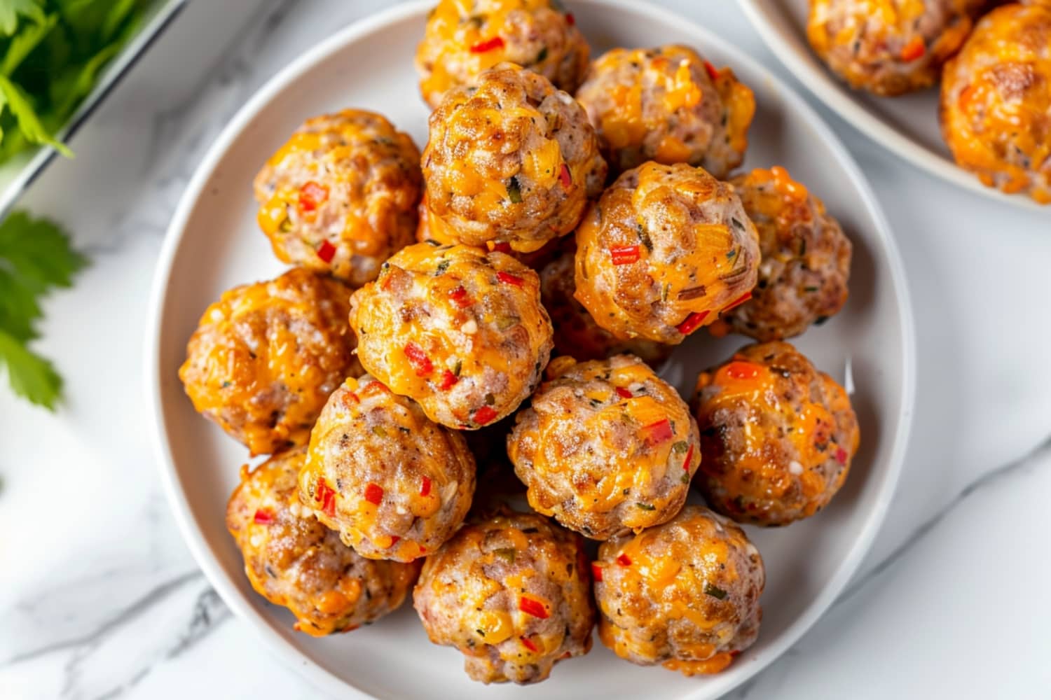 Irresistible pimento cheese sausage balls, a delightful twist on a classic appetizer