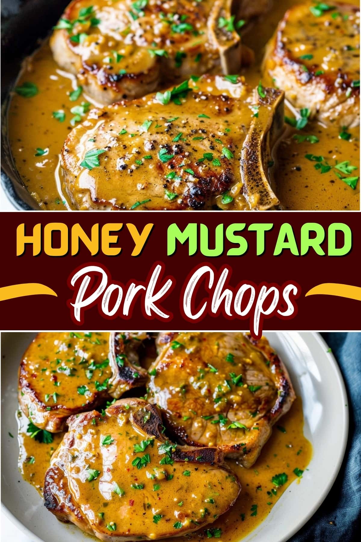 Honey Mustard Pork Chops (Skillet Recipe)