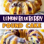 Lemon Blueberry Pound Cake