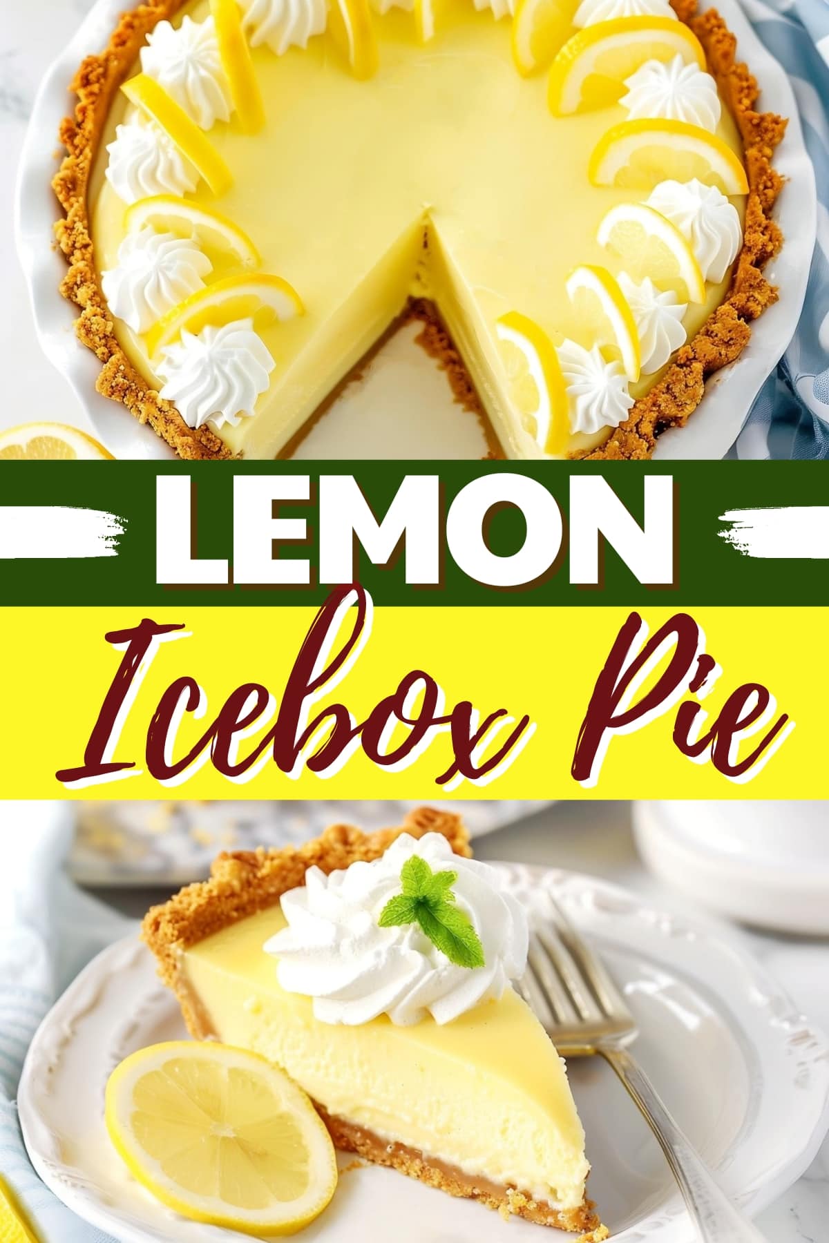 No-Bake Lemon Icebox Pie Recipe