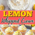 Lemon whipped cream.