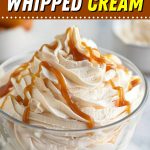 Salted Caramel Whipped Cream