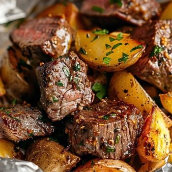 Steak and Potato Foil Packets
