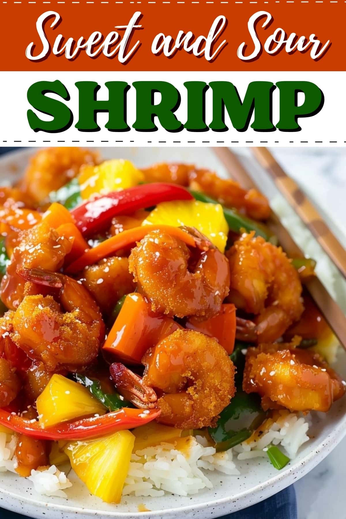 Sweet and sour shrimp.