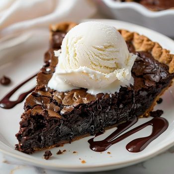 Fudgy Brownie Pie