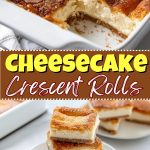 Cheesecake crescent rolls.