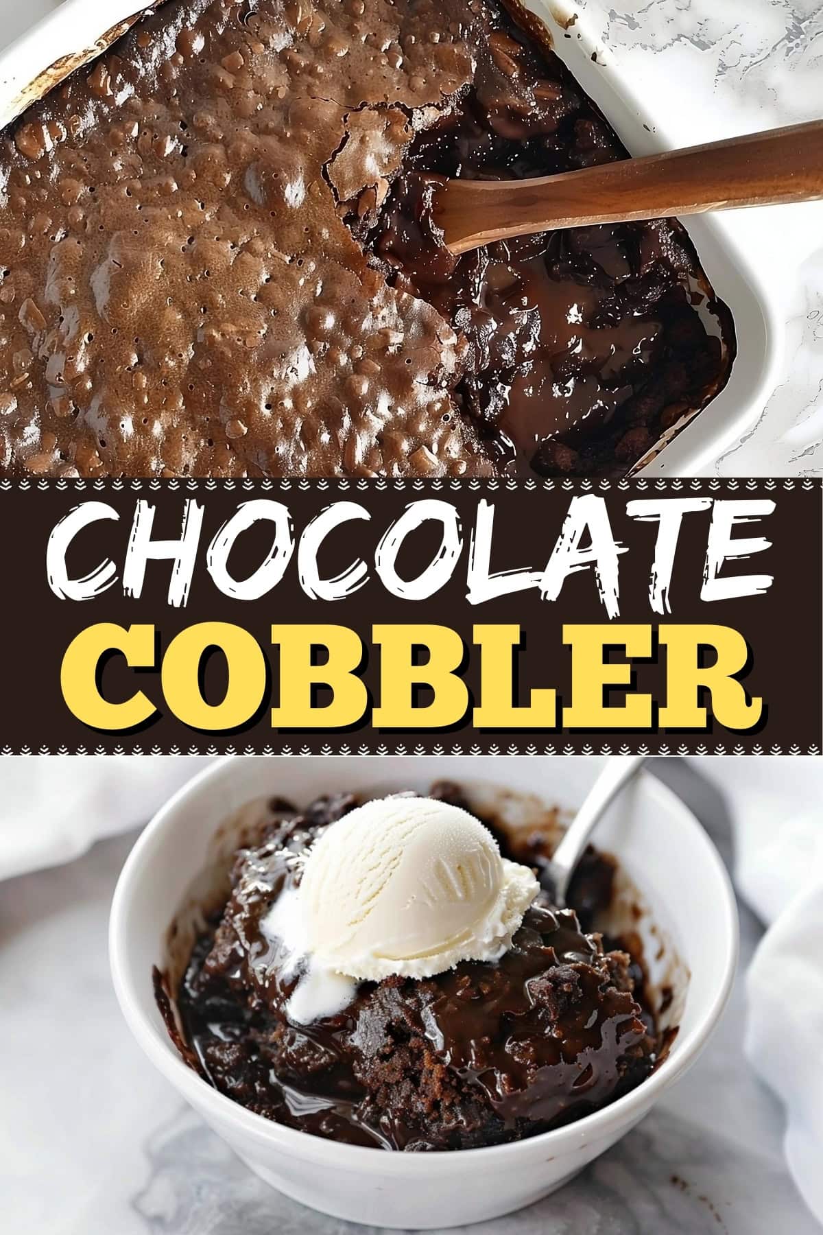 Old-Fashioned Chocolate Cobbler - Insanely Good