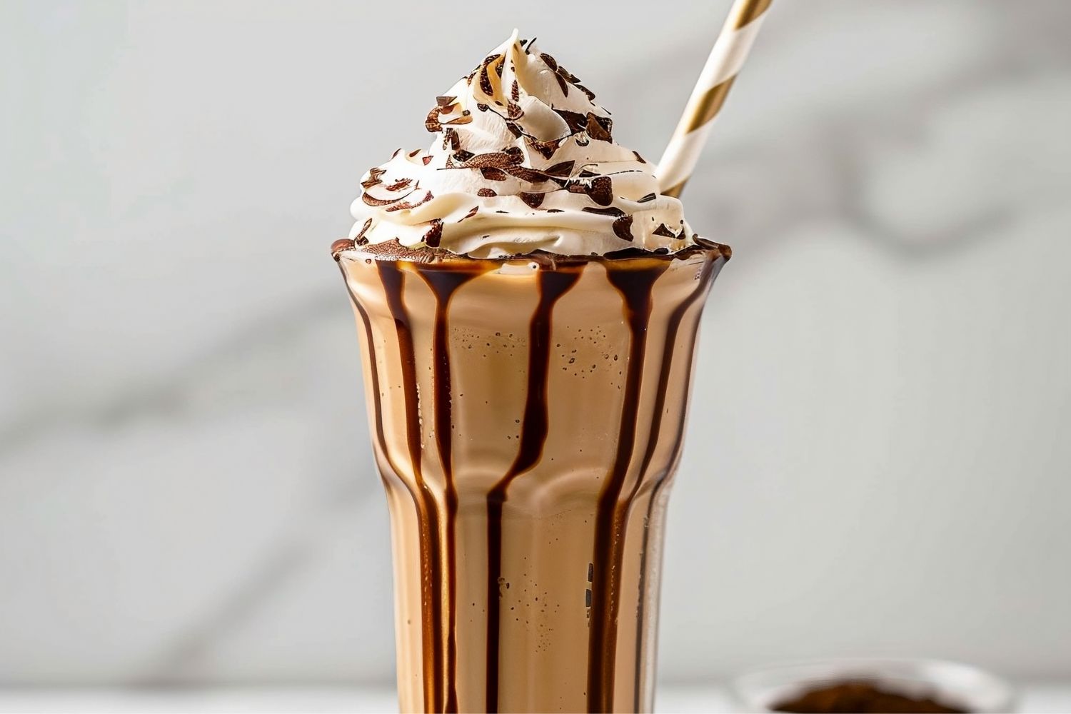 Milkshake made with cold brew coffee and vanilla ice cream for the perfect balance of sweetness and caffeine
