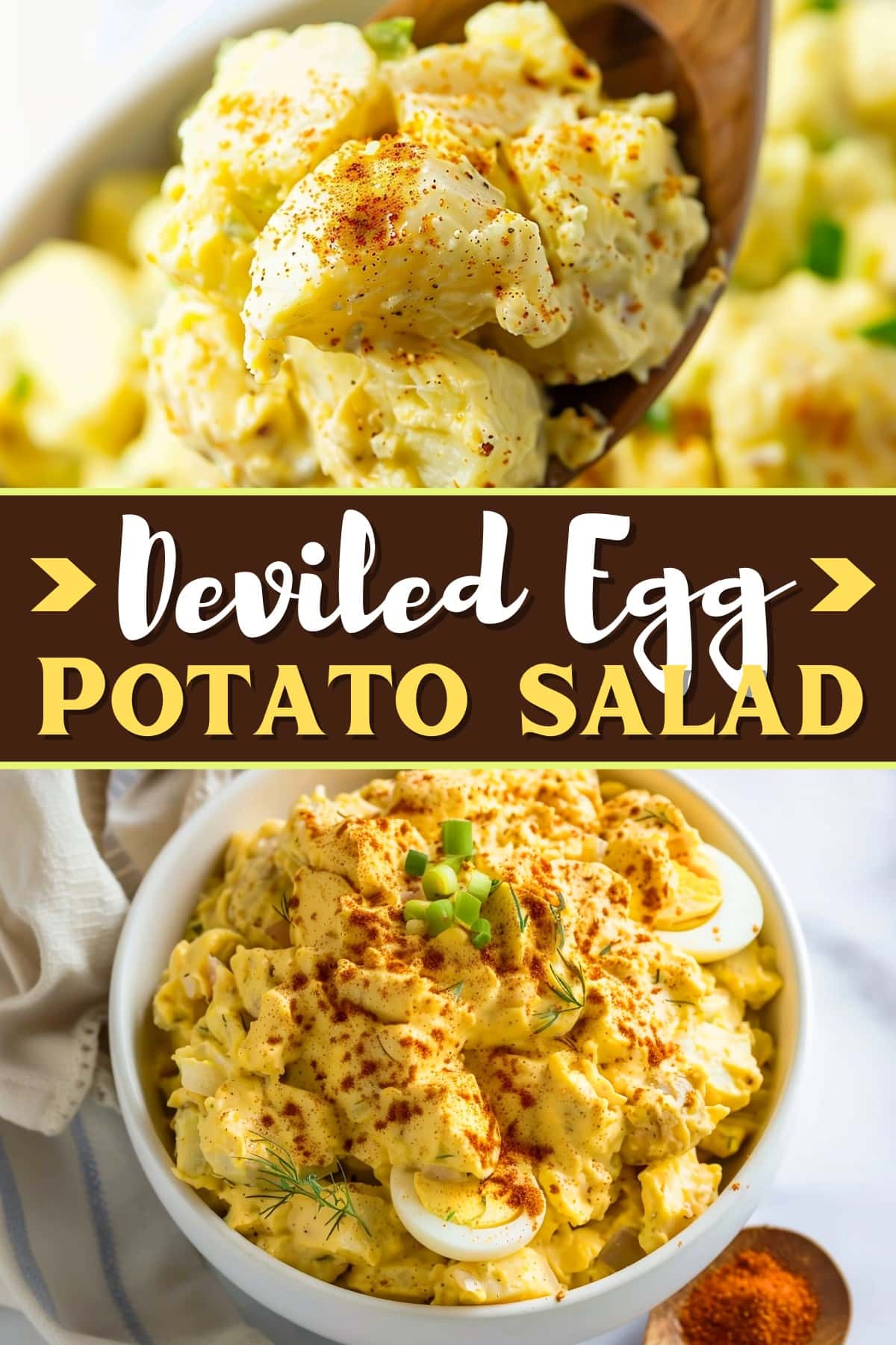 Deviled Egg Potato Salad - Insanely Good