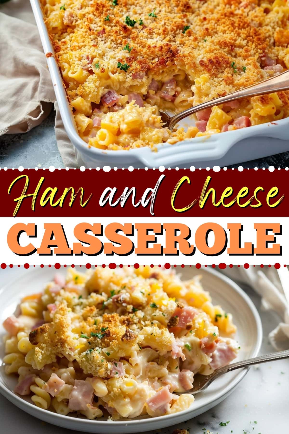 Ham and Cheese Casserole Recipe - Insanely Good