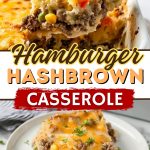Hamburger hashbrown casserole.
