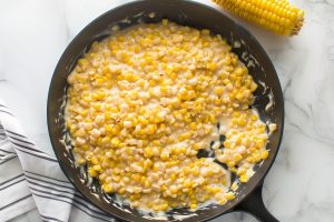 Homestyle corn skillet bathed in rich honey and butter, a delicious twist on a classic favorite