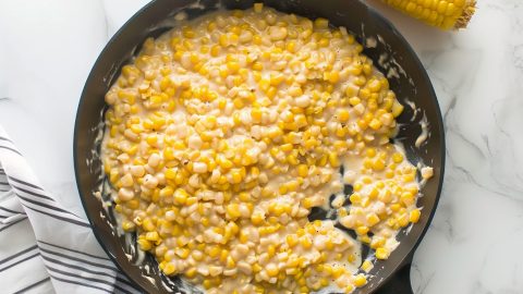 Homestyle corn skillet bathed in rich honey and butter, a delicious twist on a classic favorite