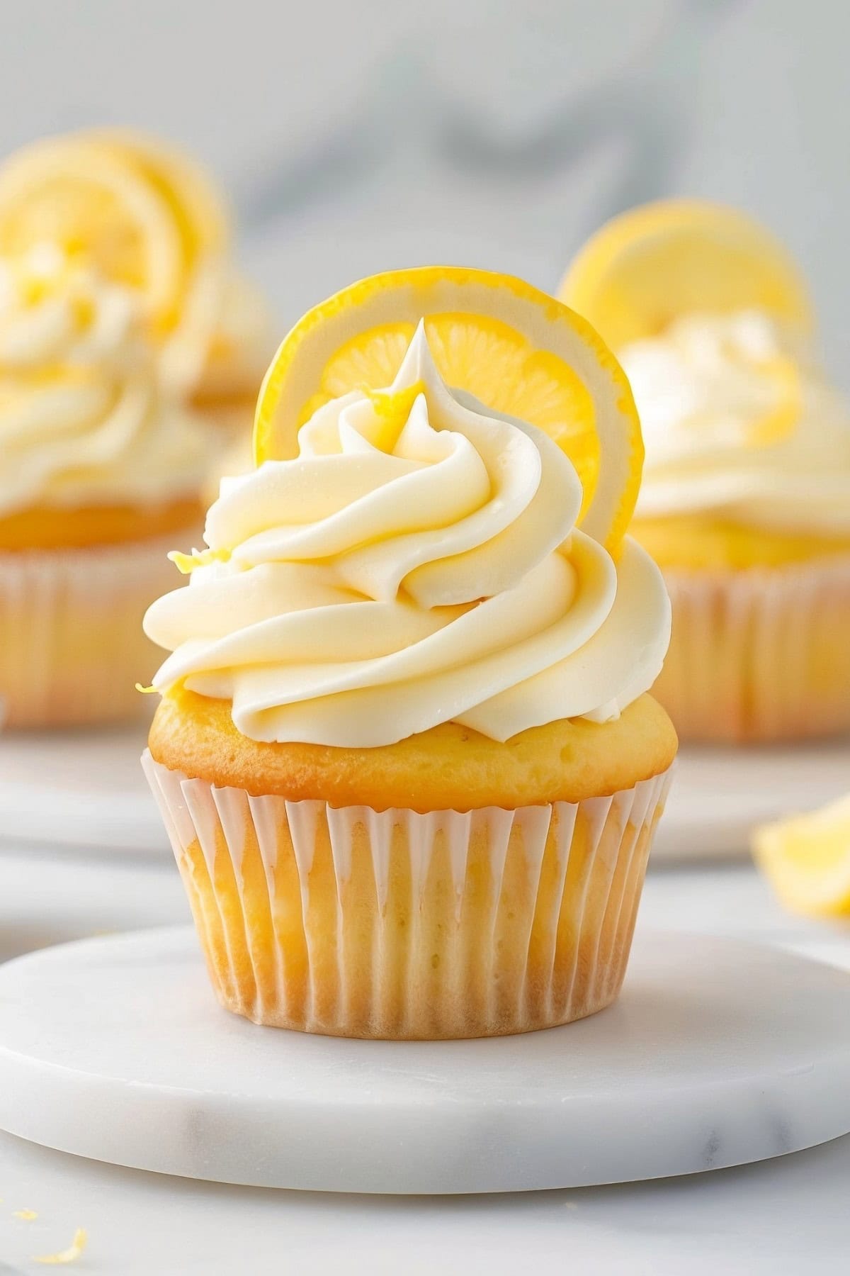 Irresistible homemade lemon cupcakes, moist and fluffy with a burst of citrus flavor in every bite.