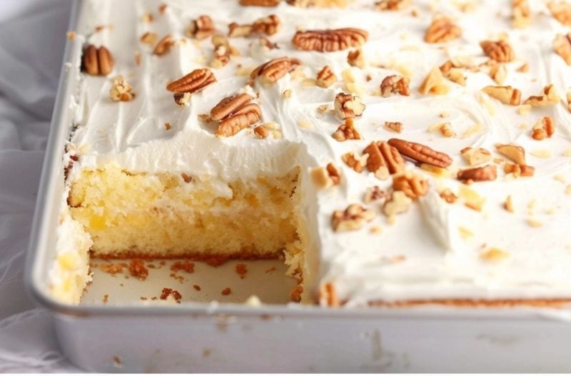 Pineapple Sheet Cake Recipe