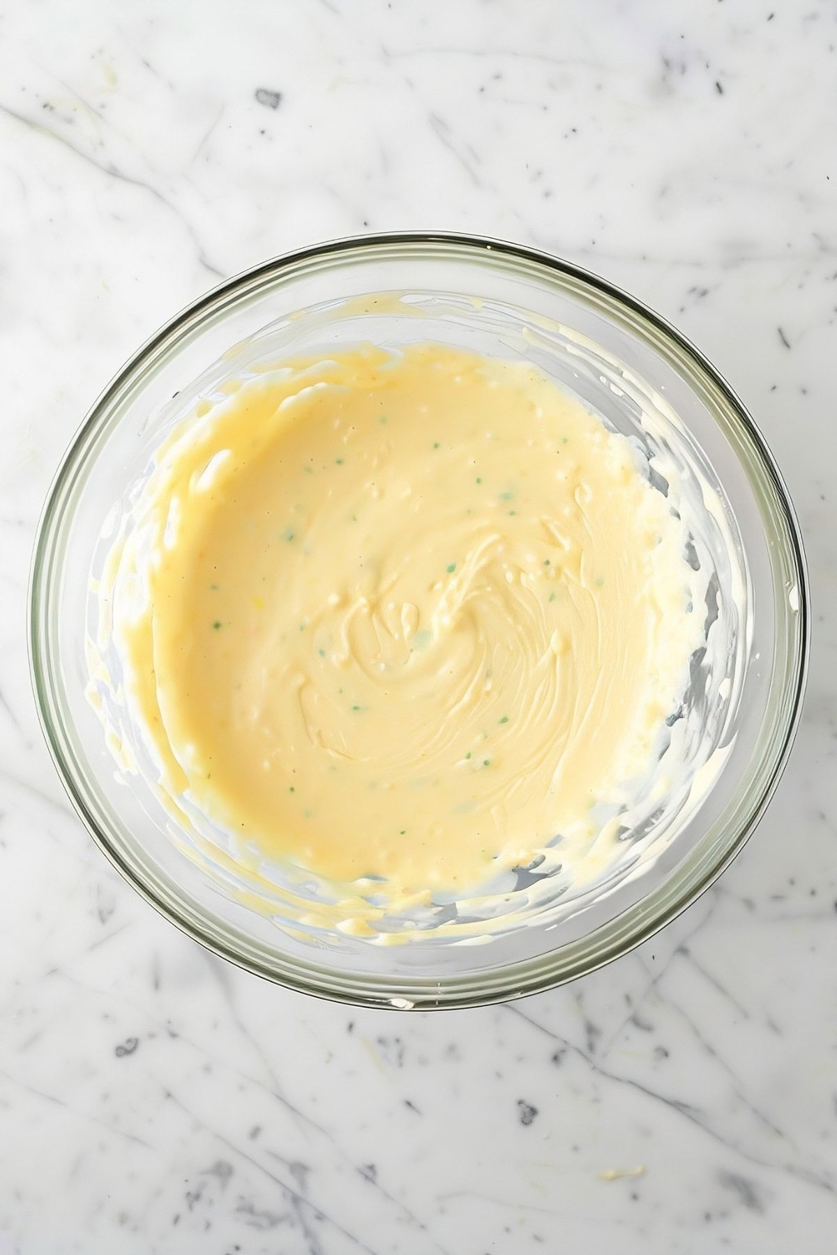Creamy filling mixture of cream cheese, sweetened condensed milk, key lime juice and zest