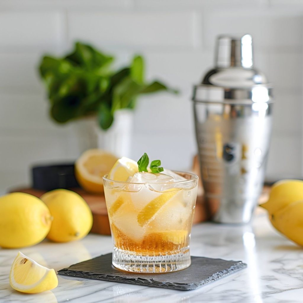 Boisson Racket Smash Bourbon Smash (Easy Whiskey Cocktail) - Insanely Good