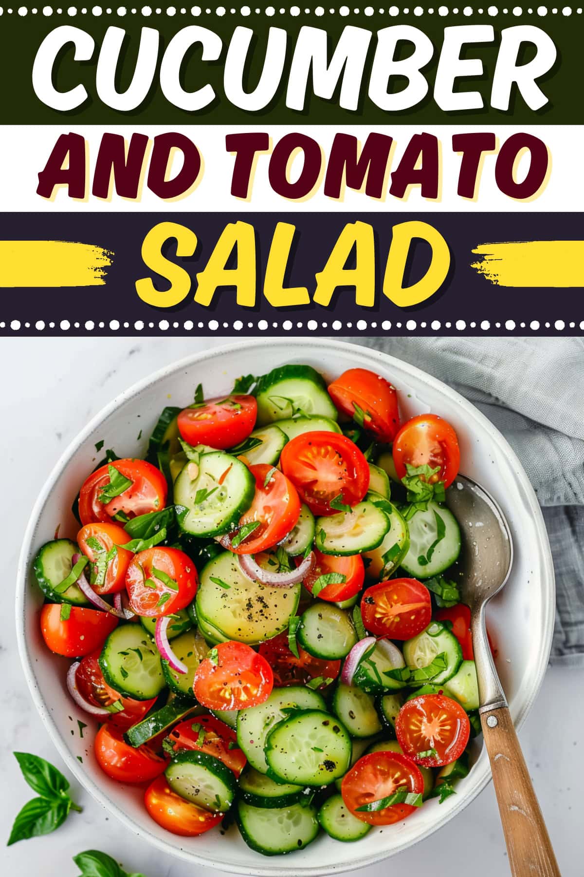 Tomato and Cucumber Salad - Insanely Good