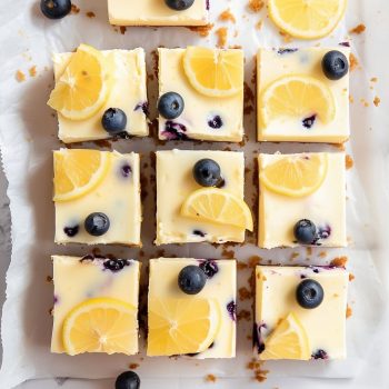 Lemon Blueberry Cheesecake Bars