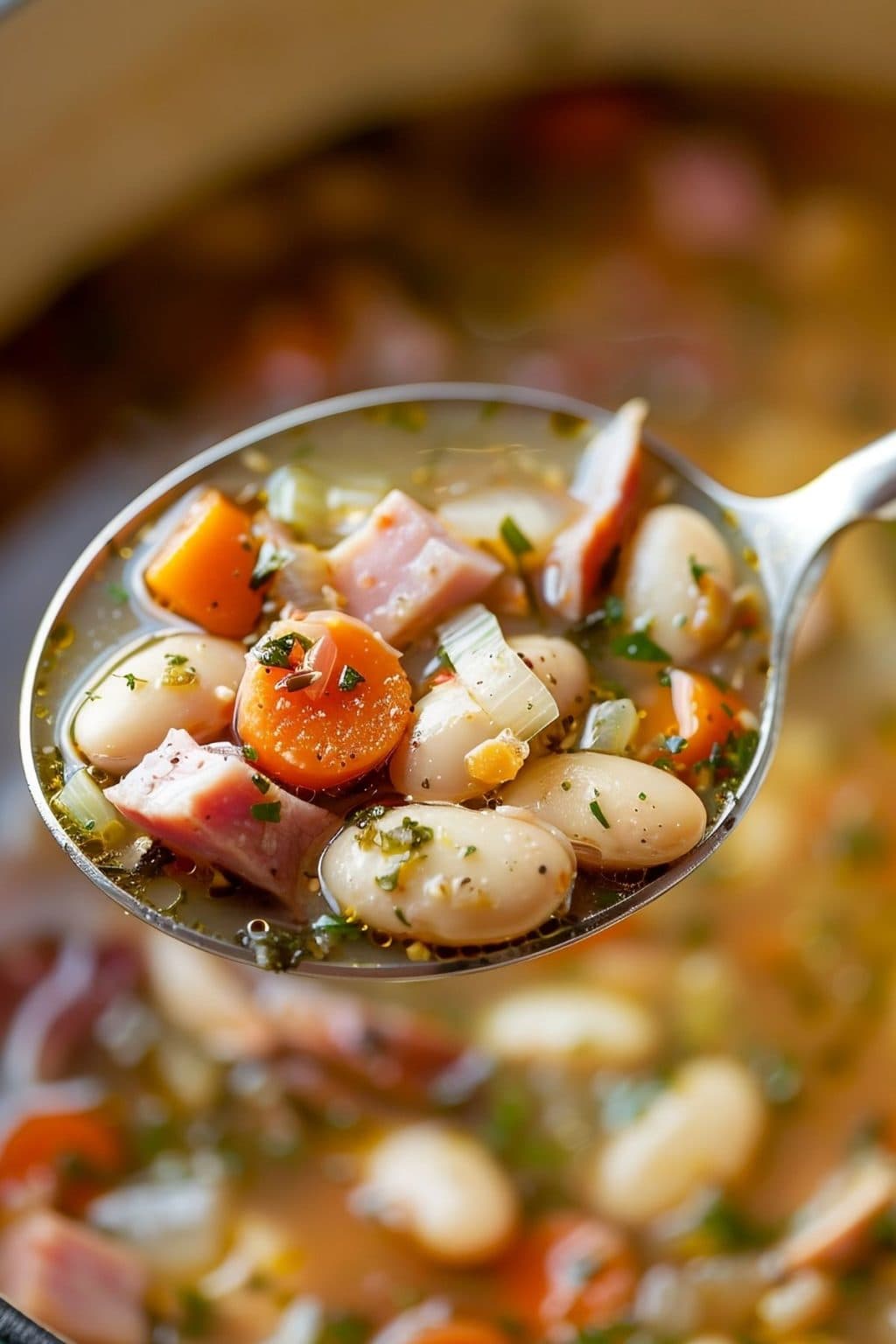 Old-Fashioned Ham and Bean Soup - Insanely Good