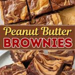 Peanut butter brownies.